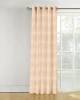 peach color textured design readymade curtains for guest room
